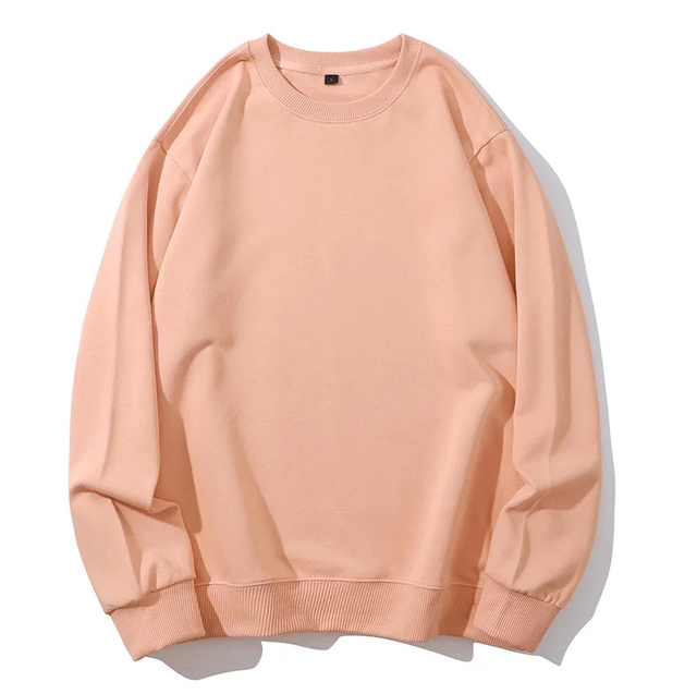280g Spring Unisex Loose Fit Customizable French Terry Crewneck Sweatshirt