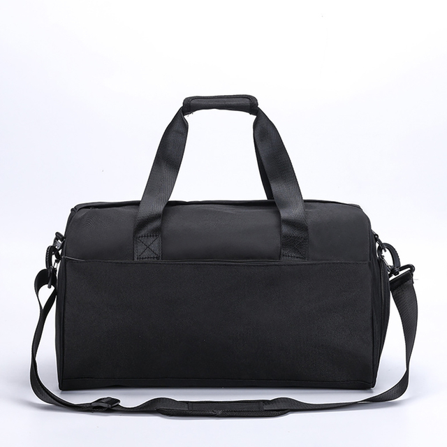 Custom oxford fabric durable workout handbag with shoe compartment swimming fitness sport bags