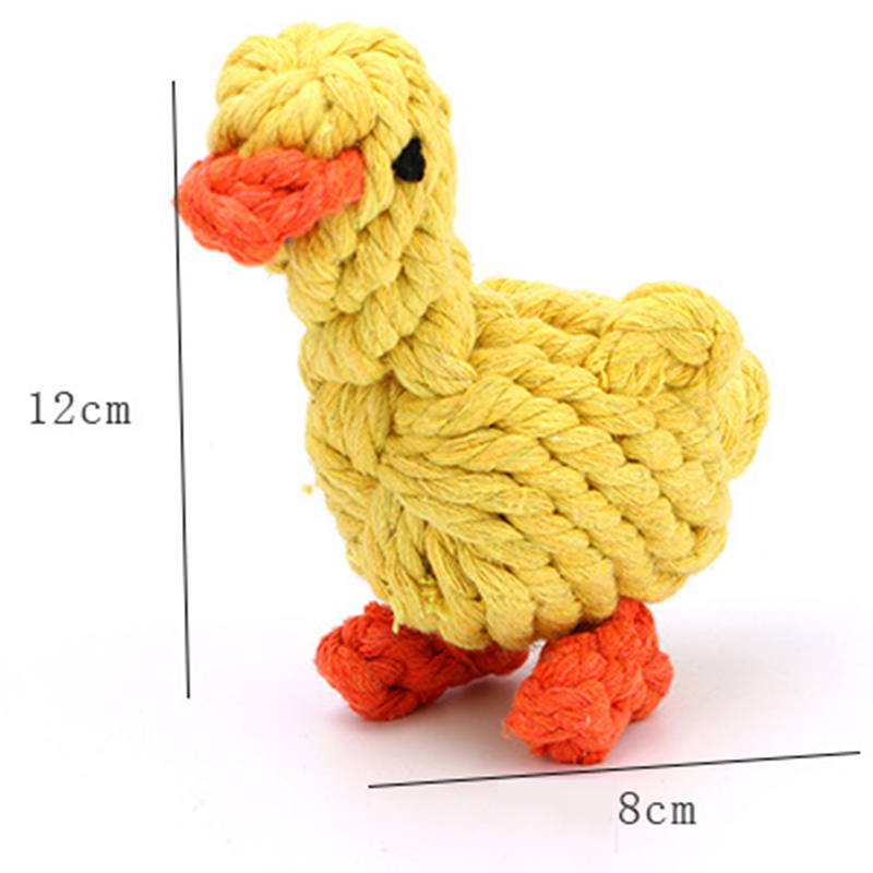 Eco Friendly Cotton Cute Dog Toys Pet Accessories Tooth Cleaning Rope Knot Animal Pet Chew Toys