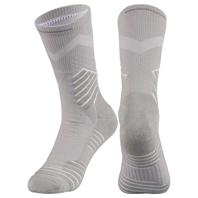 Breathable Sport Fashion Promotional Gifts Custom Cotton Running Socks Grip Socks