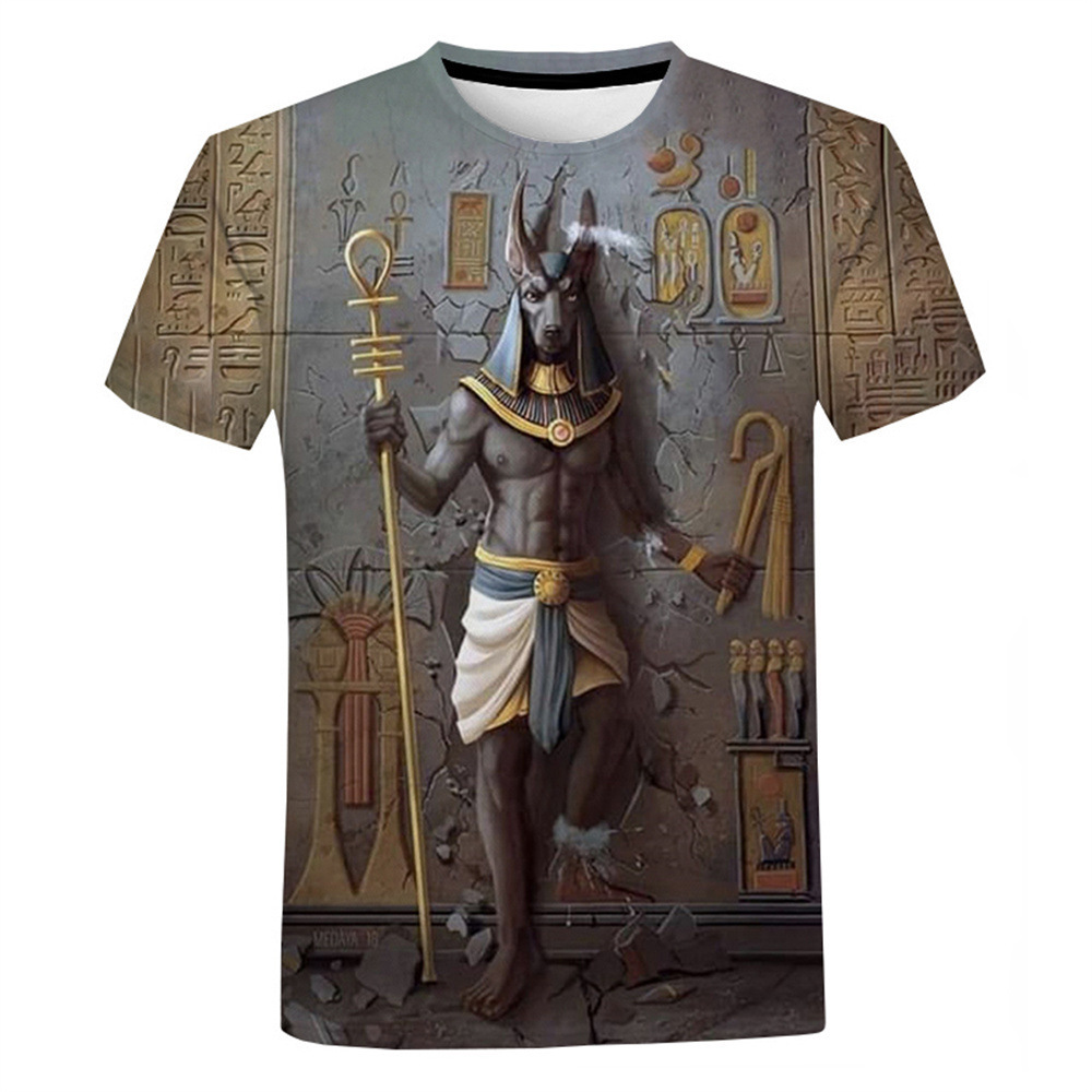 Casual Short Sleeve 3D Anime Print T-Shirt for Men Women Children Custom Support Pattern O-Neck Woven Fabric