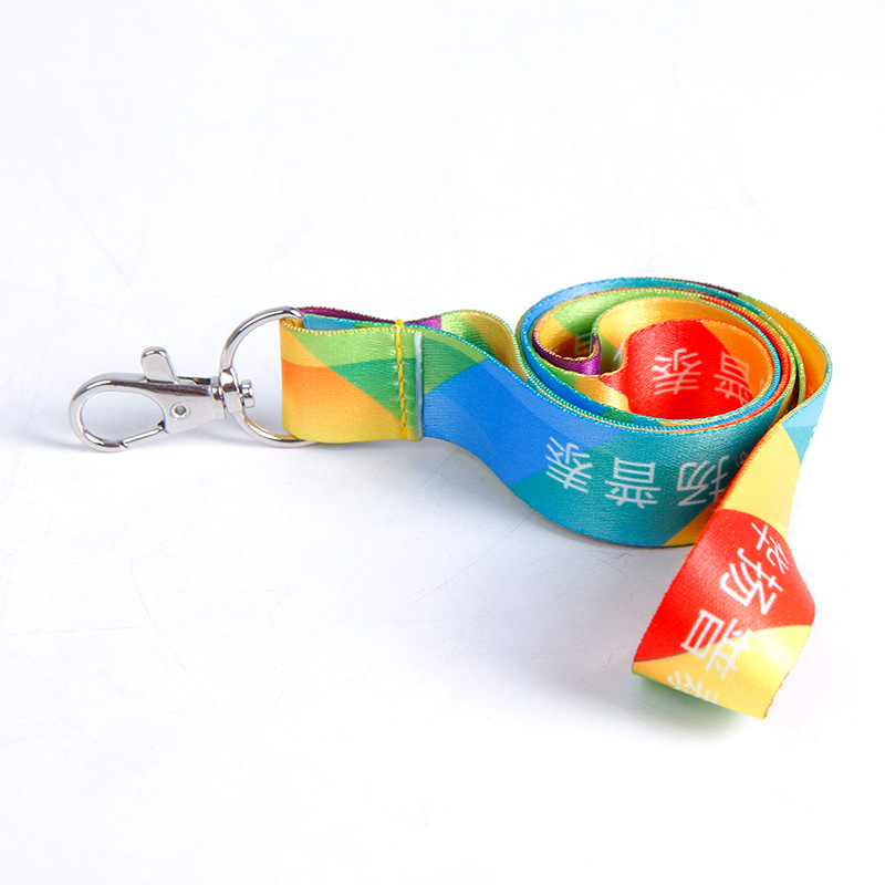 Fashion Customized logo Personalised Custom ID Card Polyester Lanyard