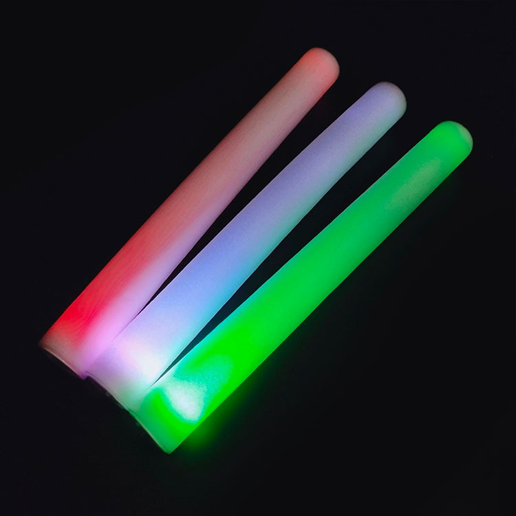 Customized logo Foam Party Cheering Sports Flashing Light Led Stick