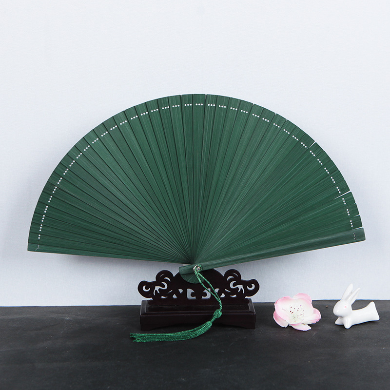 Promotional Gift Classic Chineses Fan Custom Printed Bamboo Large Hand Spanish Folding Fan