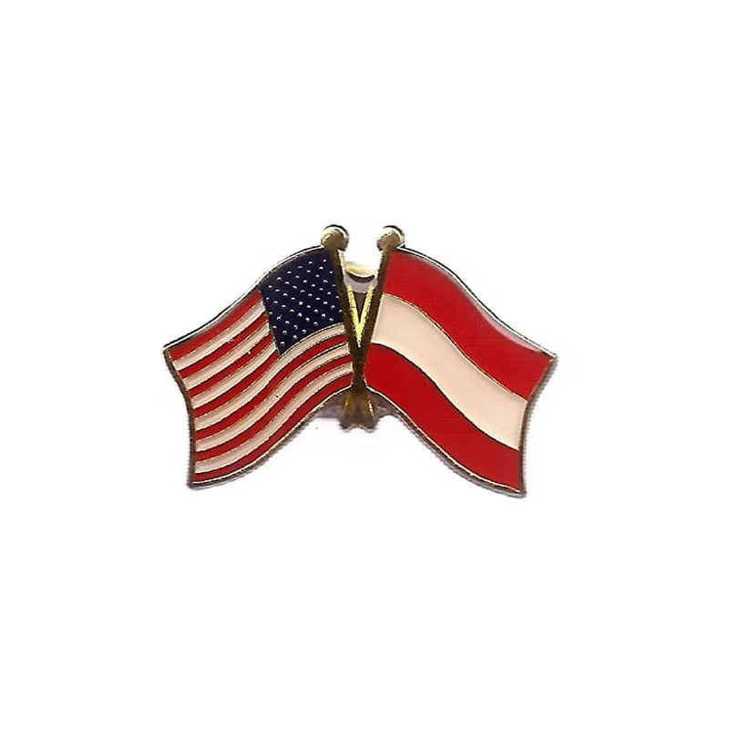 High Quality Promotional Gifts Lapel Pin Customizable National Flag Brooch Badge