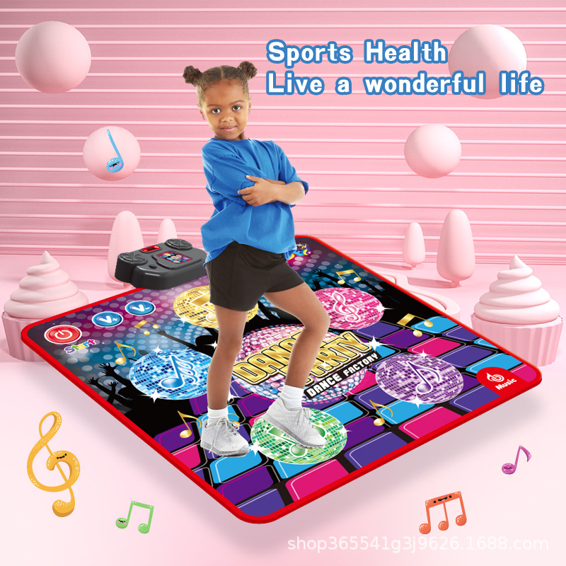  Home Dance Blanket Somatosensory Light up Dance Floor Mat Dance Pads