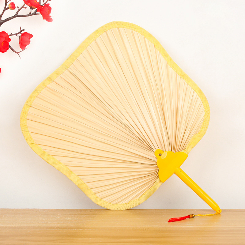 Woven Fan Home Decor Promotional Gift Cheap Price Summer Creative Hand Held Bamboo Fans