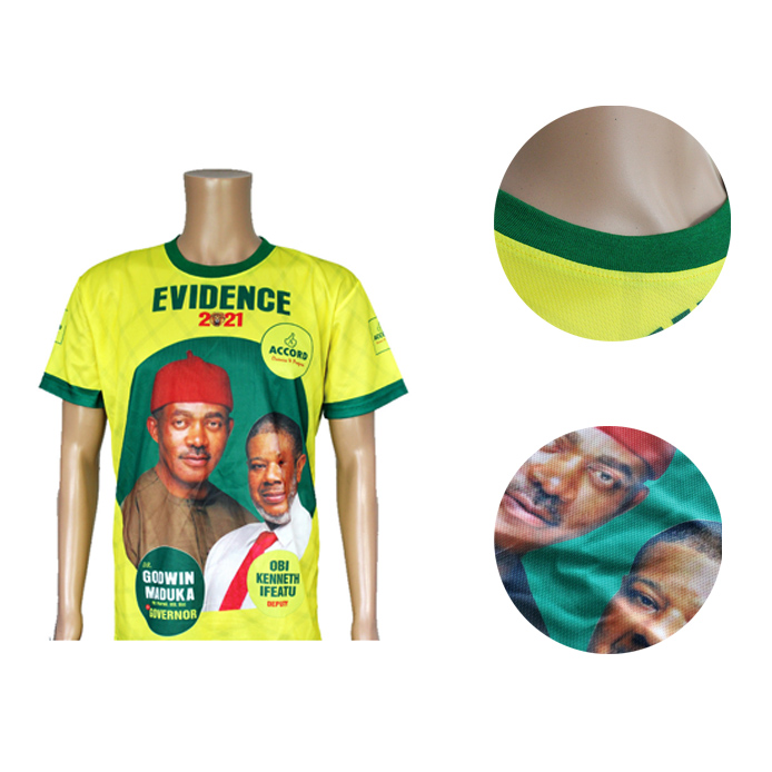 Wholesales Campaign T Shirts Sublimation Cheap Election T-shirt Political T-shirts