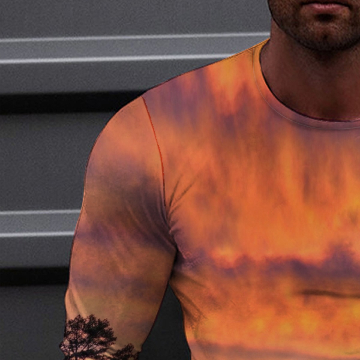 Hot Sale Custom Men Long Sleeve Outdoor Mens Active Clothes