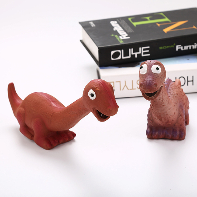 Wholesale Custom Luxury Dinosaurs Dog Chew Toys Latex Squeak Toy Bite Resistant Pet Dog 