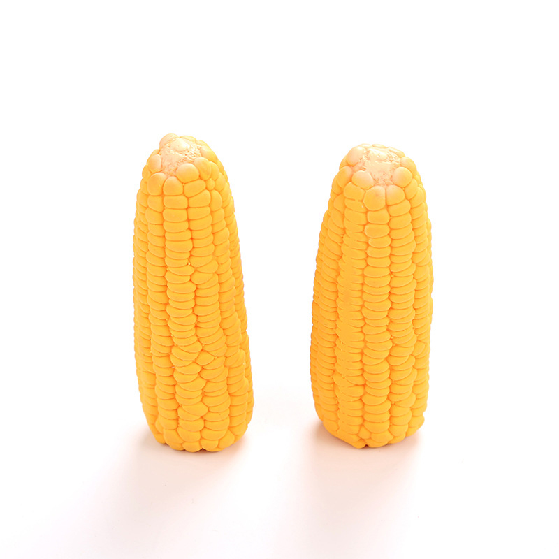 Indestructible Dog Chew Toys Rubber Dog Chew Toy Latex Corn Toys for Aggressive