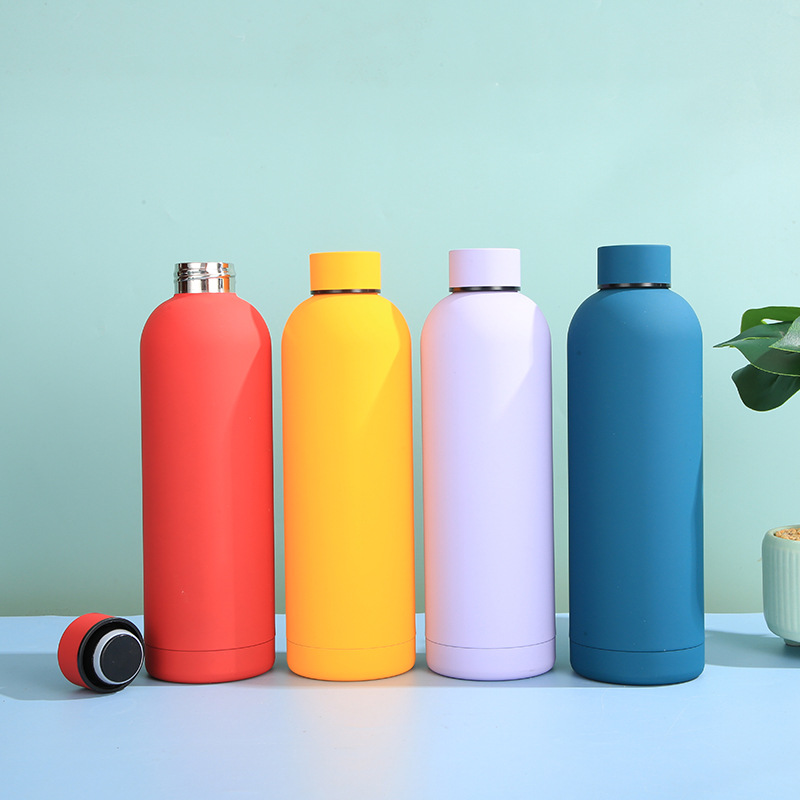 Promotion Stainless Steel Narrow Mouth Outdoor Portable Hiking Flask Large Capacity Sports Water Bottle Insulated Cup