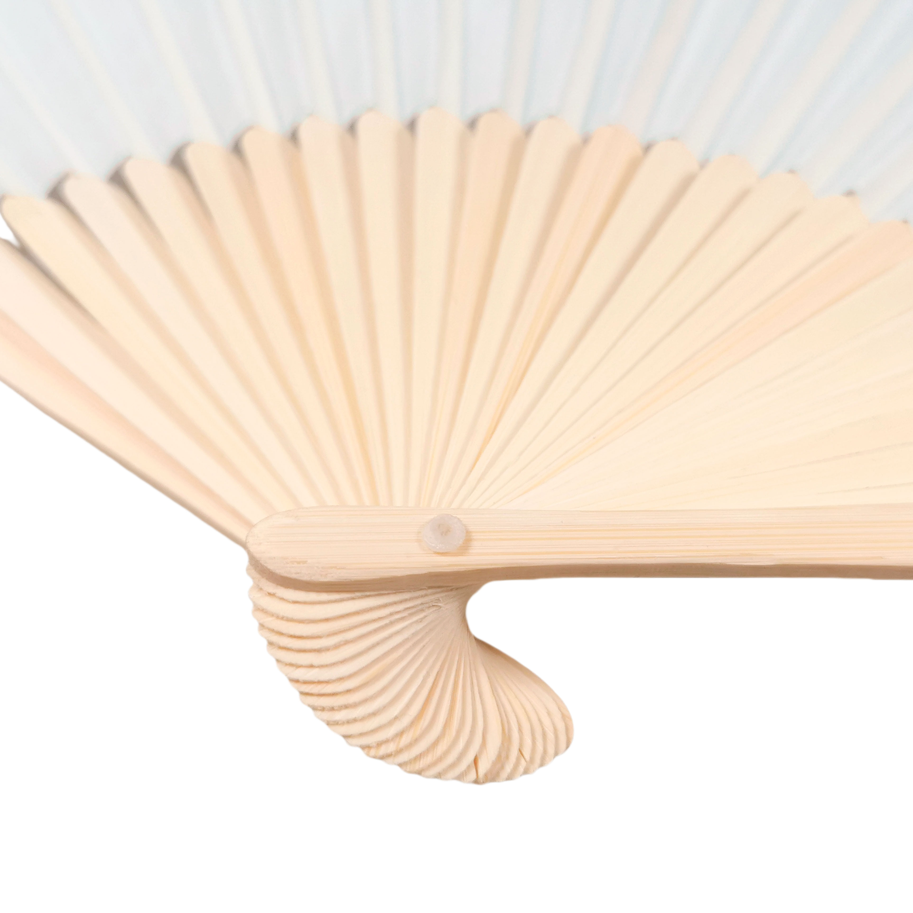 Booth Propaganda Promotional Items Custom LOGO Decoration Bamboo Hand Fans