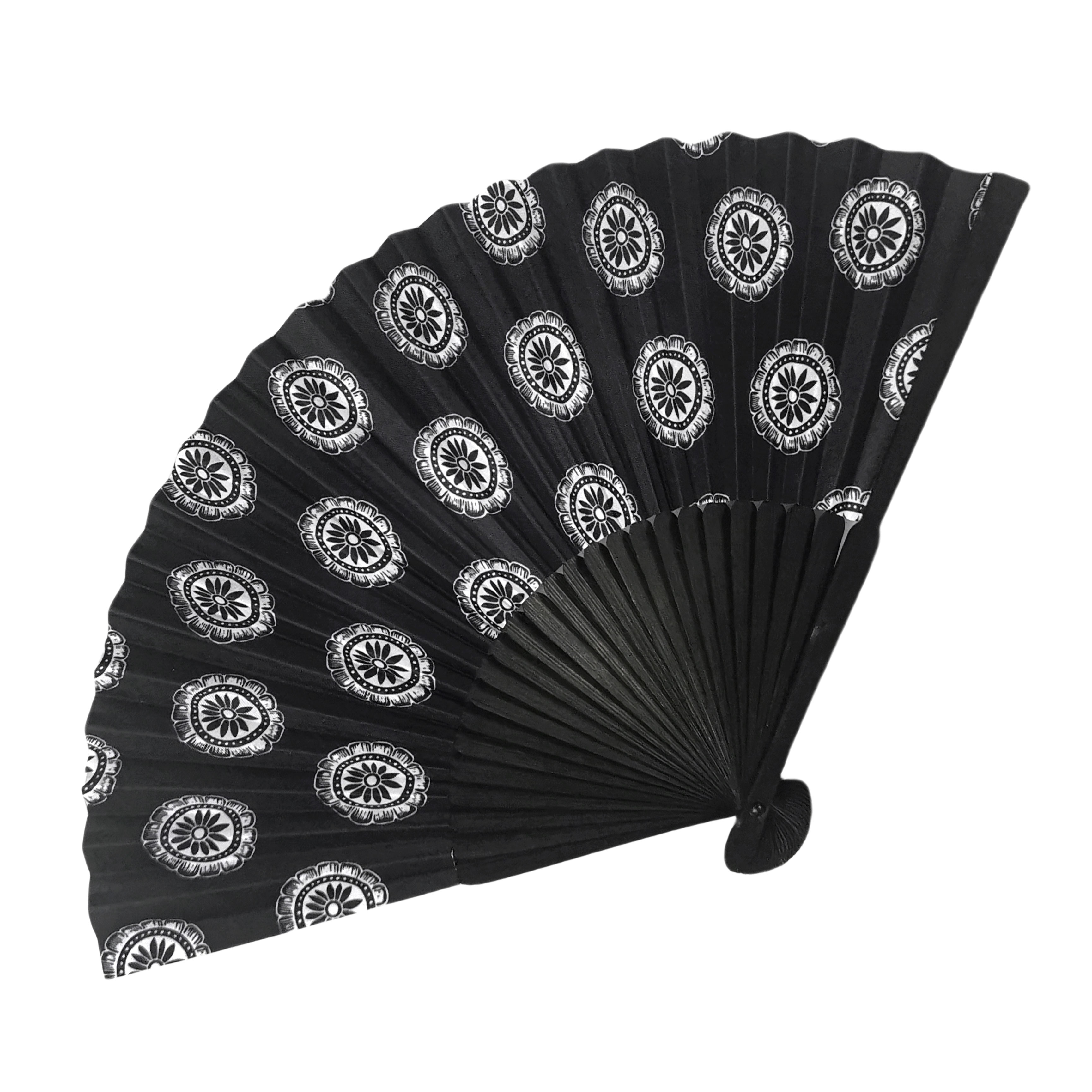 Personalize Wholesale Wedding Souvenirs Guests Dance Performance Handmade Spanish Tattoo Wood Fan