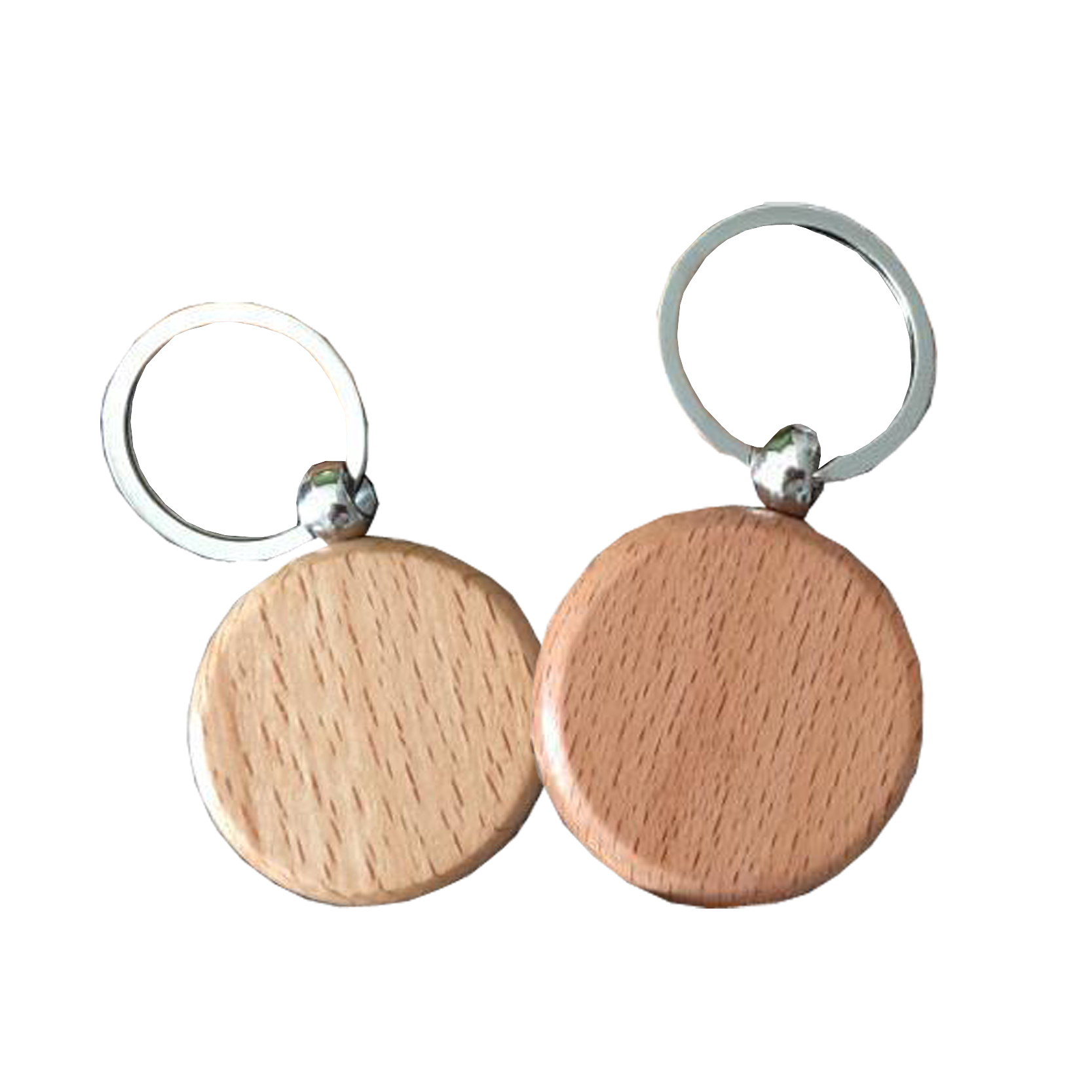 Personalization Engraving Key DIY Pattern Print Promotional Pendant Wooden Keychains