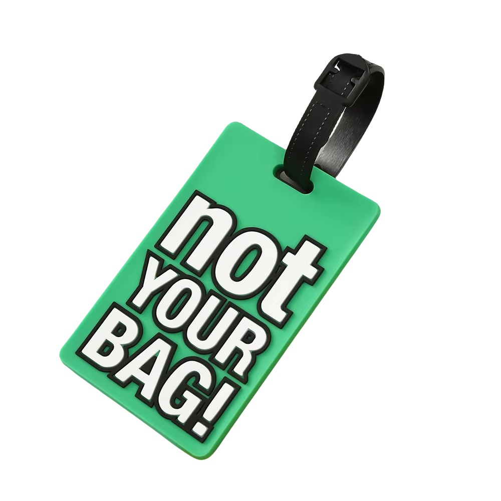 Soft PVC Custom LOGO Hotel Boarding Passport Luggage Tag Travel Label Travel Bag