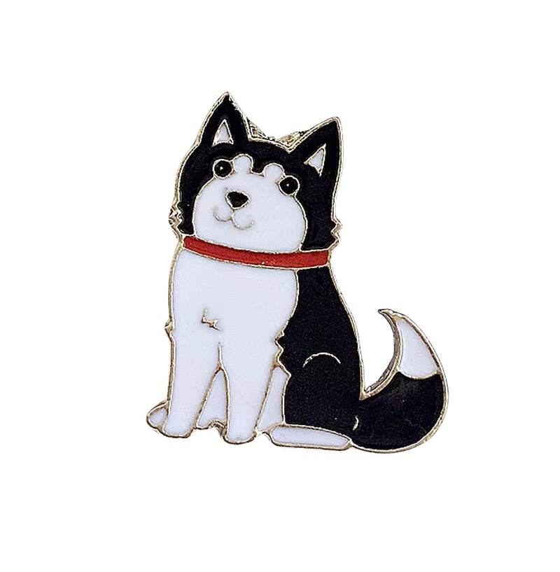 Cute Promotional Clothing Accessories Promotional Customizable Collar Enamel Dog Pet Pins