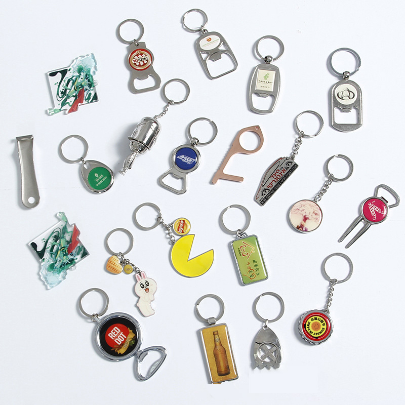 Easy to carry Removing Wine Stopper Promotional Custom Wine Opener Keychain