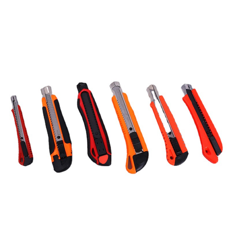 Probon Mini Portable Hobby Knife Home Black Auto Lock Cutter Utility Knife