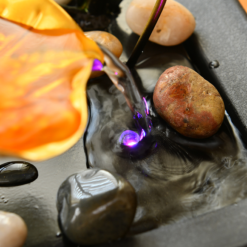 Mini Tabletop USB Powered Relaxation Decorative Indoor Water Pump Fountain for Office Home&bedroom