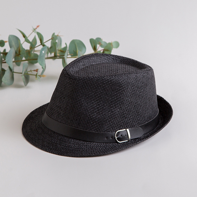 Spring Summer Retro Outdoor Promotional Custom LOGO Short Brim Paper Straw Hat