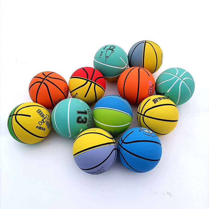 High Quality Gifts Training Mini Rubber High Elasticity Basketball Bouncy Ball