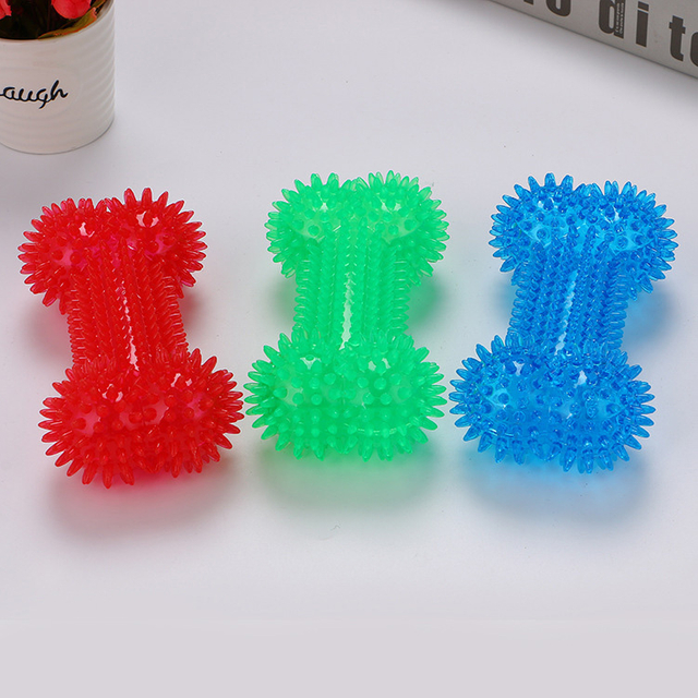 Bite Resistant TPR Rubber Material Pet Toys Chew Molar Teeth Cleaning Squeaky Ball Dog Toys