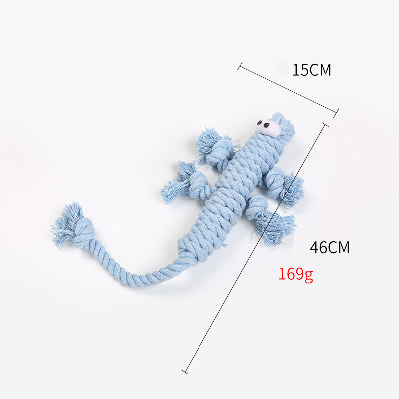 High Quality Teeth Cleaning Bite Resistant Molar Chew Cotton Rope Knitted Lobster Pet Dog Toy