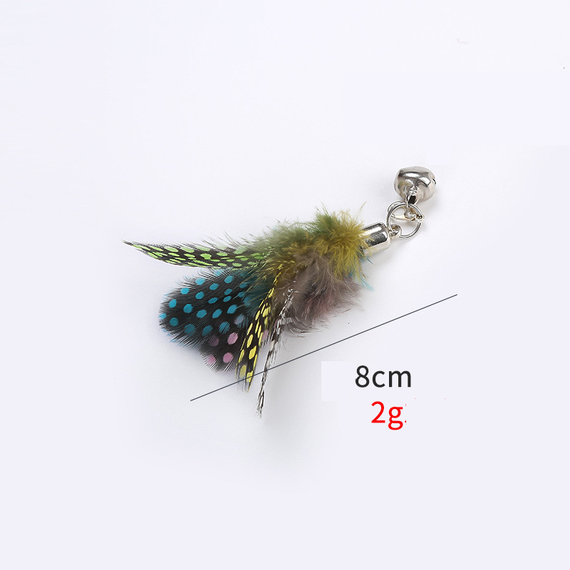 Interactive Cat Toy China Replacement Head Detachable Feather Spike in Variety of Styles Soft and Fun for Your Feline Friend