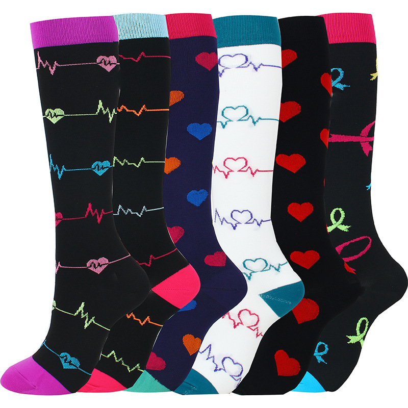Fashionable Outfit Pop Art Christmas Breathable Promotional Custom Cotton Socks Mid-calf Socks