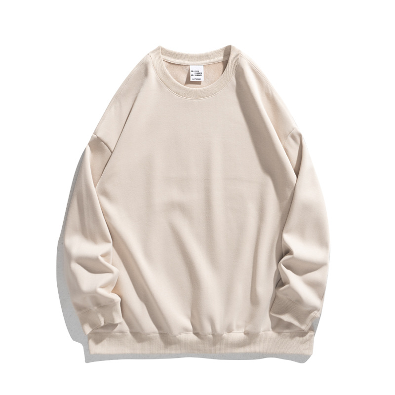Fashion 360g Oversized Ultra-soft Silver fox Fleece Crewneck Long Sleeve Loose Fit Drop Shoulder Sweatshirt Unisex