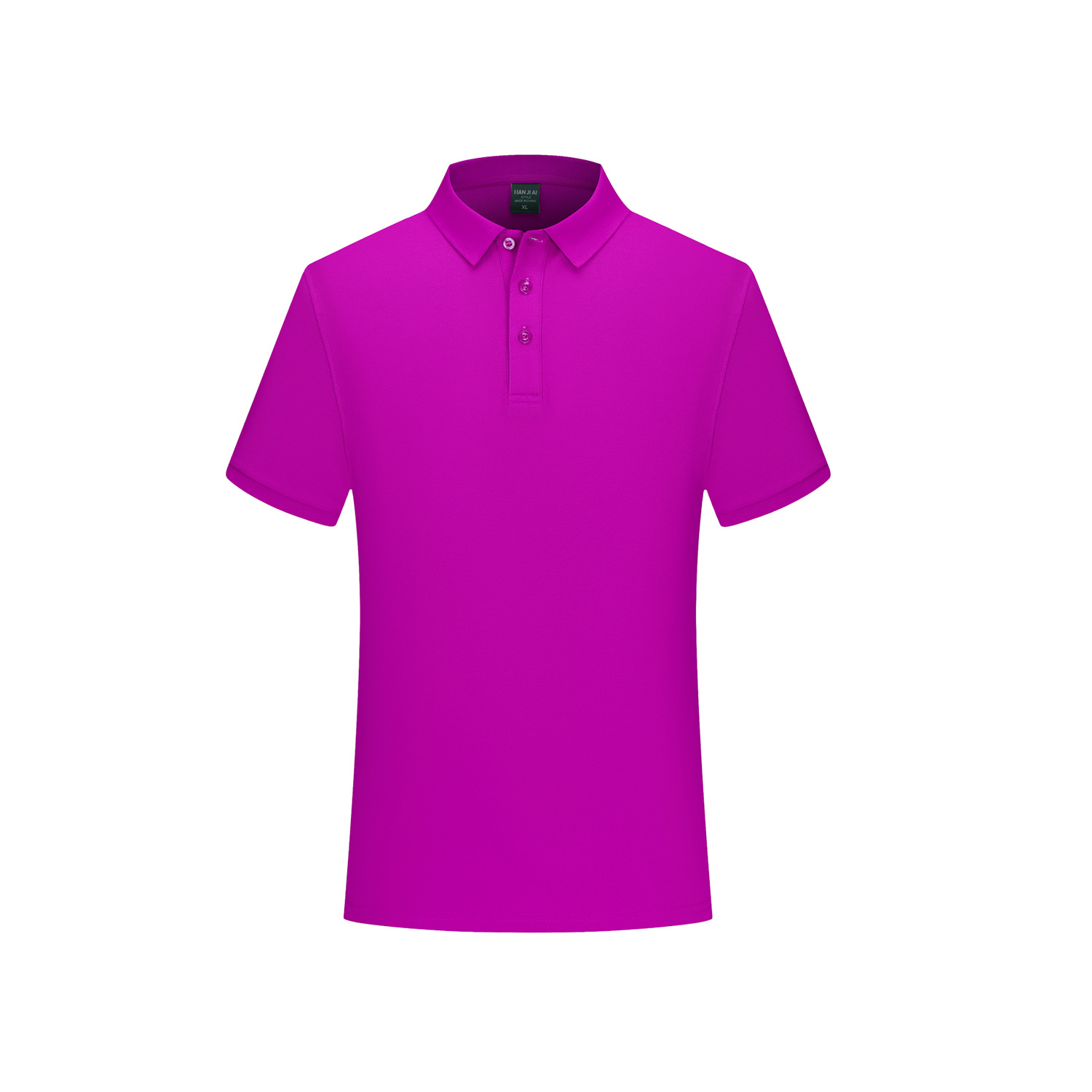 210g 32s Blank Company Uniform Workwear Logo Custom Turned Sleeve Polo Shirt