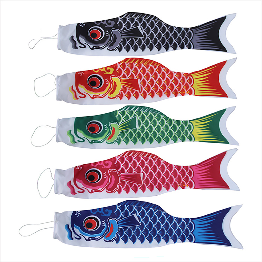 Wholesale Decor Custom bar Promotional Products Festival Carp Koinobori Windsock