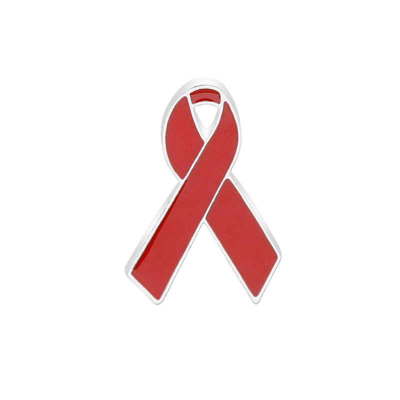 Wholesale Nonprofit Cancer Awareness Metal Ribbon Promotional Customizable Lapel Pin