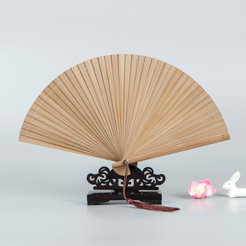 Promotional Gift Classic Chineses Fan Custom Printed Bamboo Large Hand Spanish Folding Fan