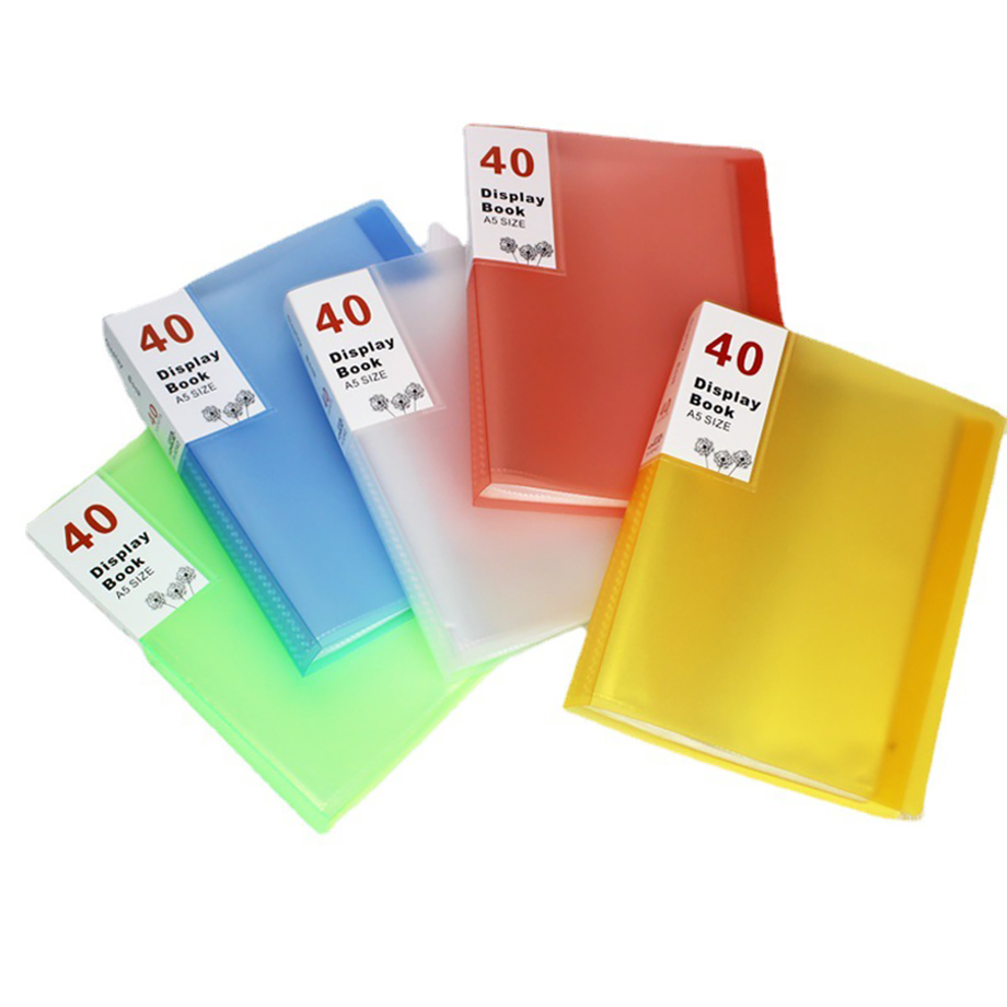  Transparent Insert Folder Document Storage Bag Bank Campus Office File Protectors Sheets
