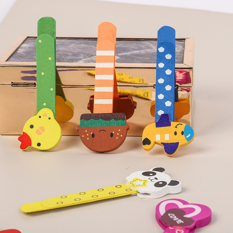 Eco Friendly Cute Cartoon Animal Student Stationery Cute Cartoon Animal Wooden Bookmark