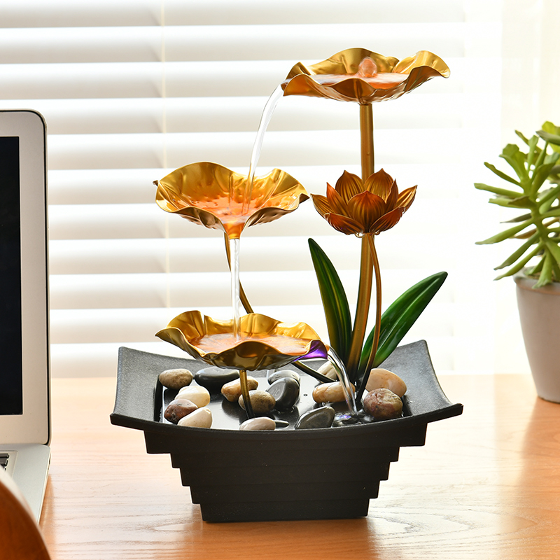 Mini Tabletop USB Powered Relaxation Decorative Indoor Water Pump Fountain for Office Home&bedroom