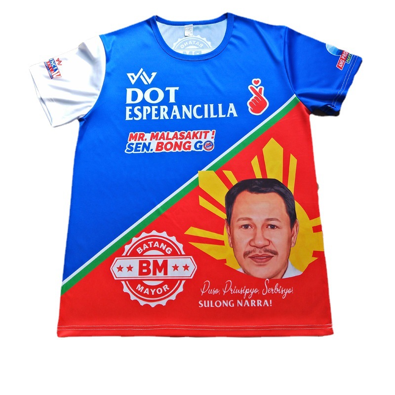 Polyester Political Campaign Custom Promotional Items Cheap T-shirts Election With Printing