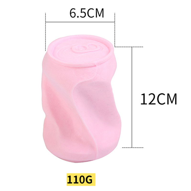 Wholesale Eco-friendly Milk Flavor Foamed Pop Can Dog Chew Toy