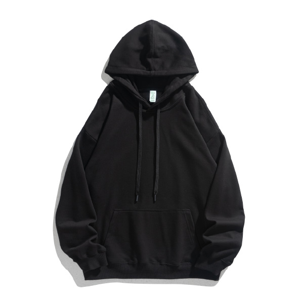 Fashion Trendy Promotional 320g Large-size CVC Drop Shoulder Style Printable logo Hoodie