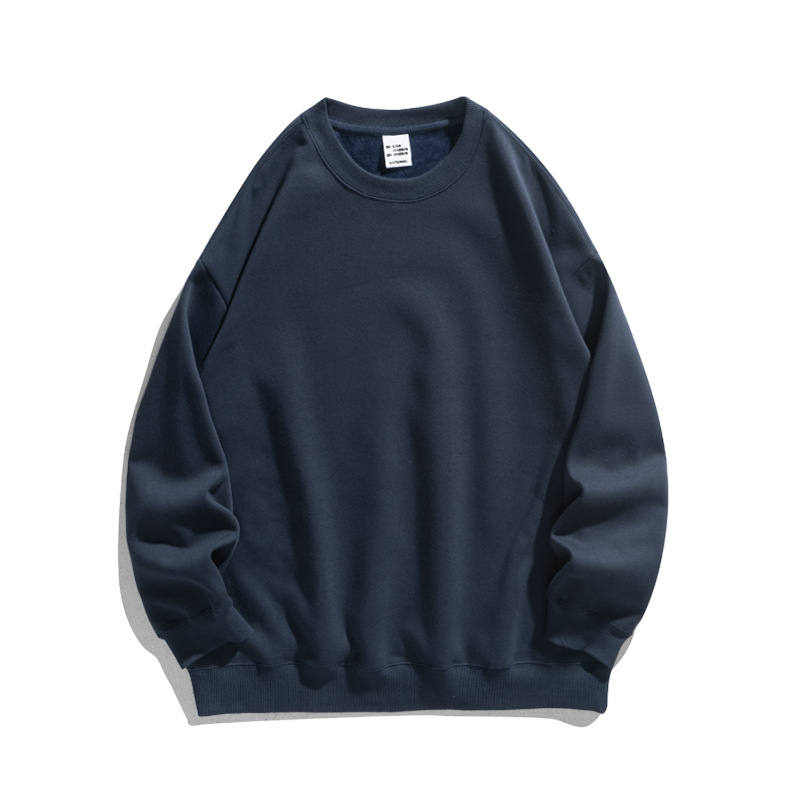 Fashion 360g Oversized Ultra-soft Silver fox Fleece Crewneck Long Sleeve Loose Fit Drop Shoulder Sweatshirt Unisex