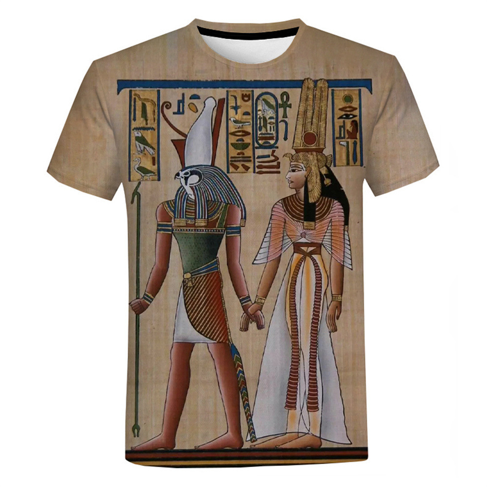 Casual Short Sleeve 3D Anime Print T-Shirt for Men Women Children Custom Support Pattern O-Neck Woven Fabric