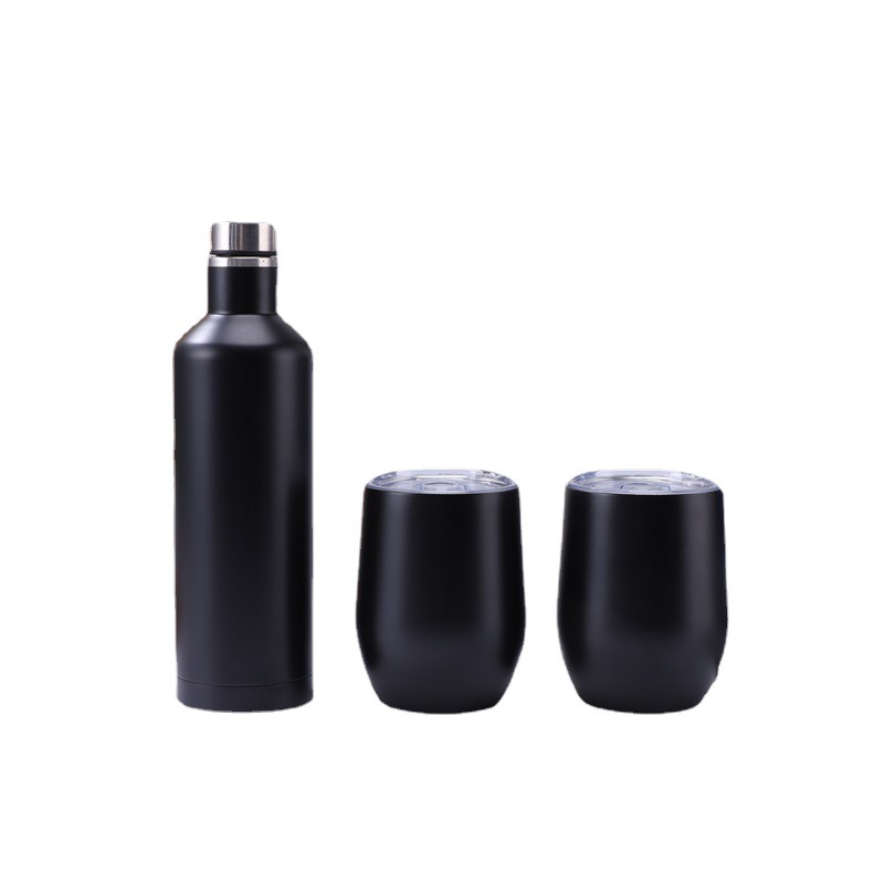 Corporate Gift Luxury Custom LOGO Stainless Steel Insulation Water Bottle with Coffee Mug