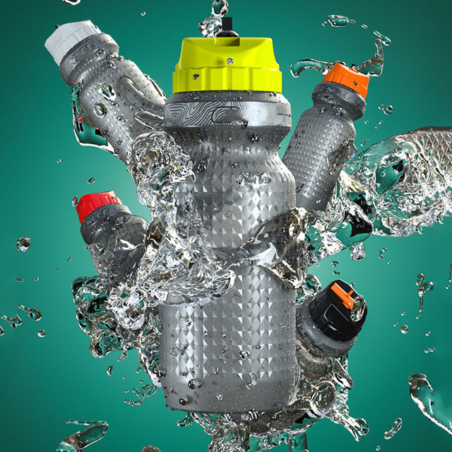 Bike Cycling Sports Promotional Items Printed Custom LOGO Silicone Drink Water Bottle