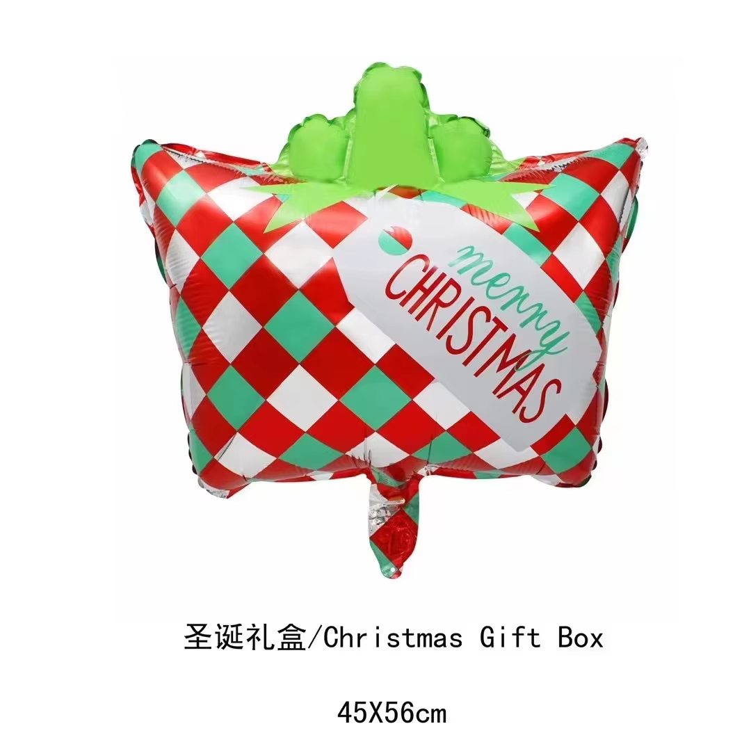 Christmas Party Decoration Promotional Custom Colorful Foil Balloon