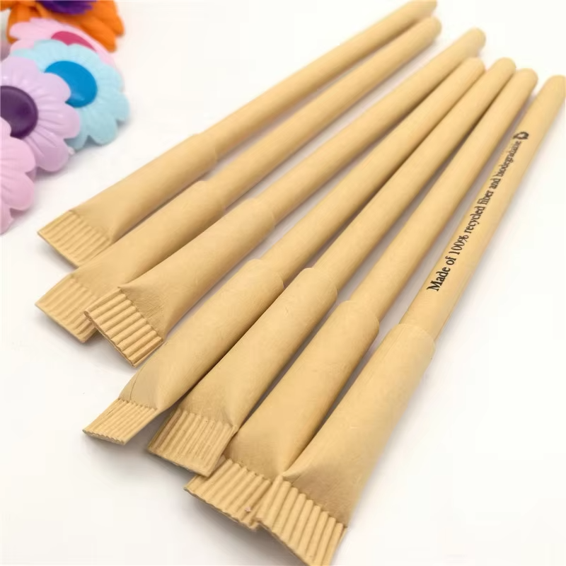 Eco Friendly Custom Logo Promotion Kraft Paper Ball-point Pen