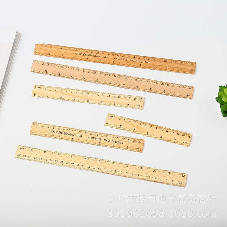 Eco Friendly Custom Wooden Rulers Cheap Fancy High Quality Tailor Curved Wood Sewing Ruler