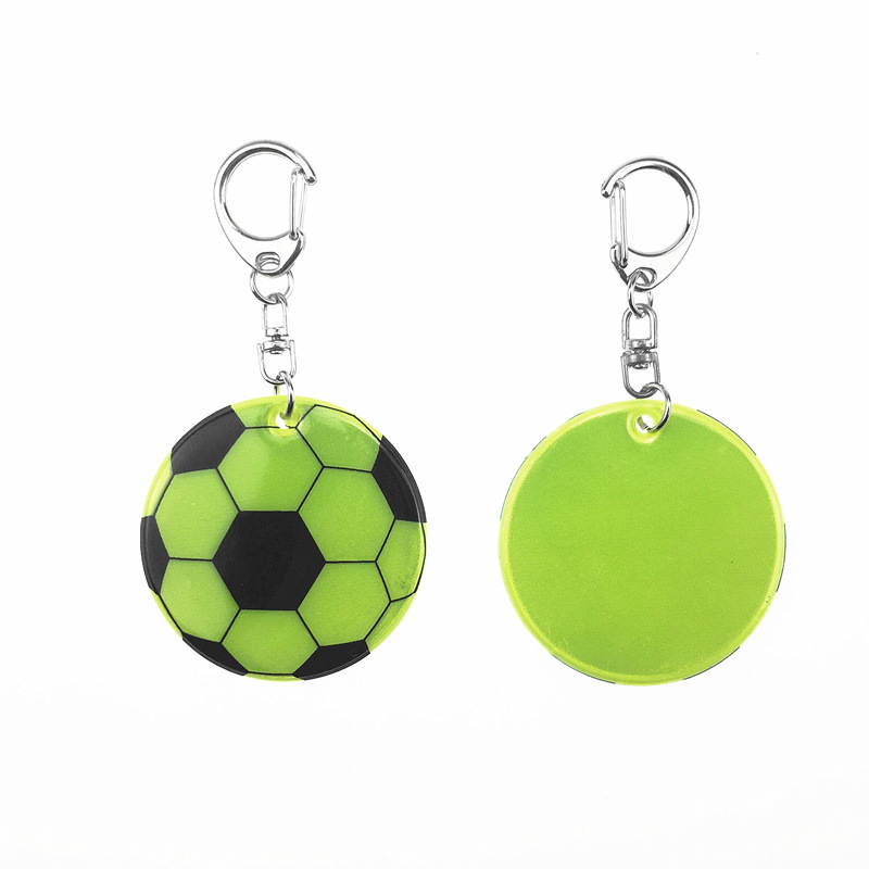 Whosale Promotional Funny PVC Custom LOGO Reflective Key Chain Pendant
