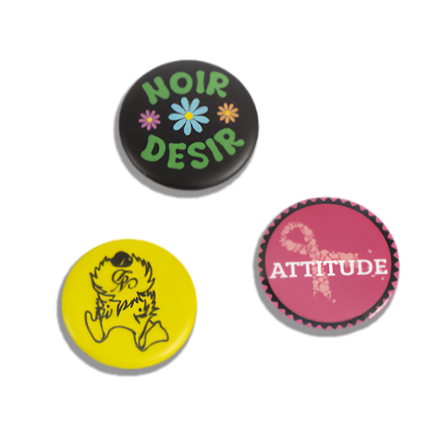 Trendy Bisexual Promotional Accessories Customizable Botton Tinplate Enamel Pin